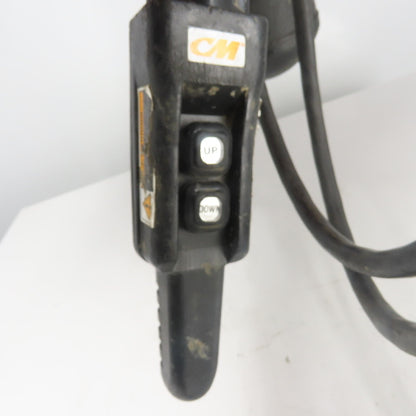 CM Lodestar Model L 1 Ton 2000LB Electric Cain Hoist 10' Lift 16FPM 230/460V