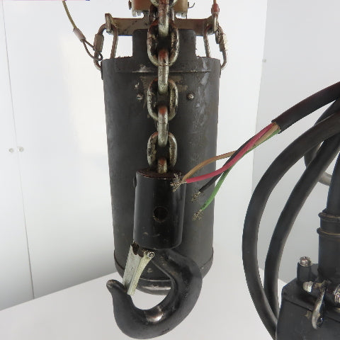 CM Lodestar Model L 1 Ton 2000LB Electric Cain Hoist 10' Lift 16FPM 230/460V