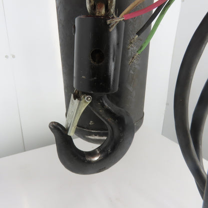 CM Lodestar Model L 1 Ton 2000LB Electric Cain Hoist 10' Lift 16FPM 230/460V