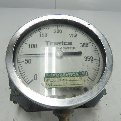 Trerice 4-3/4" OD Dial Thermometer Guage 0-400