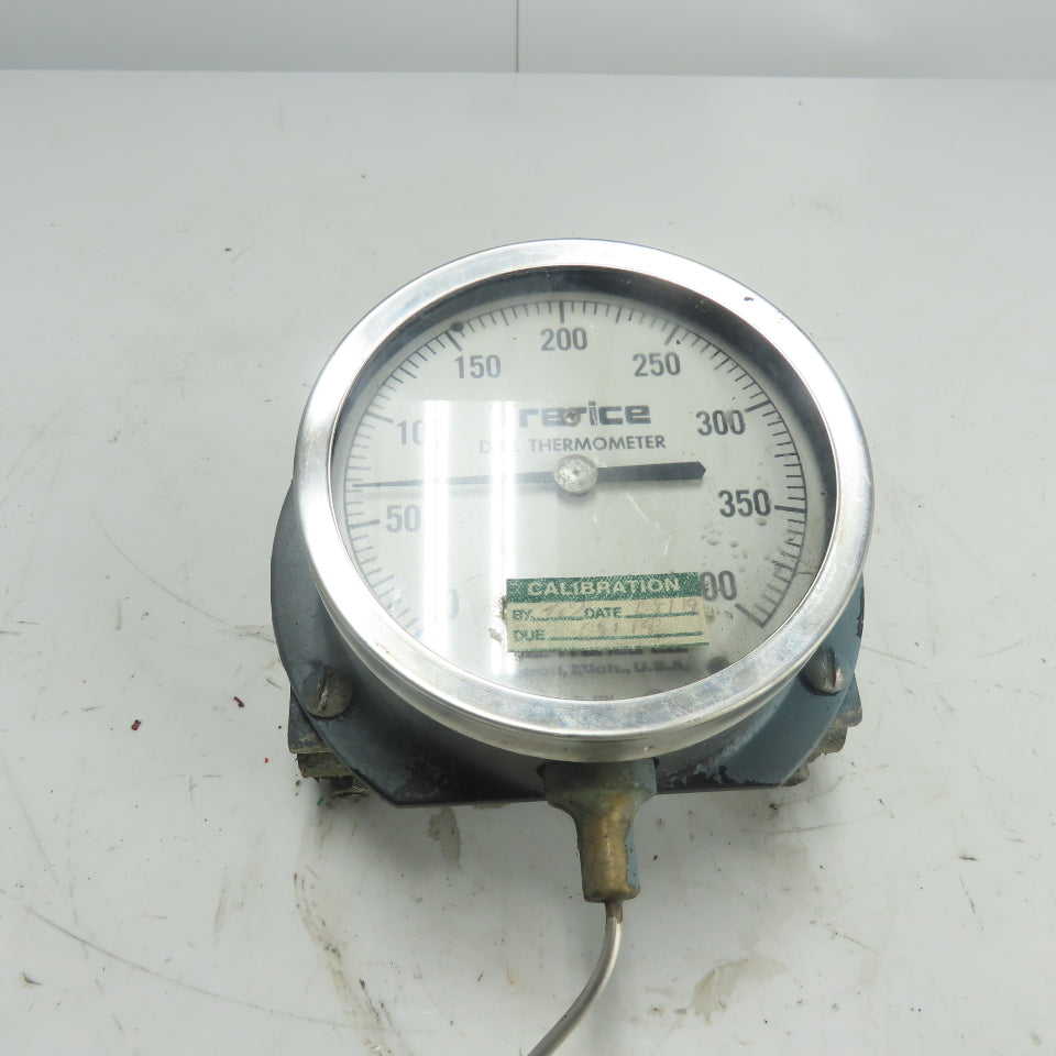 Trerice 4-3/4" OD Dial Thermometer Guage 0-400