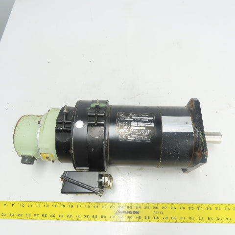 Sanyo CN-1000BT-10 Super Driver Servo Motor 120V 1000RPMW/ Encoder And Brake