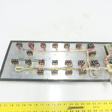 923BD Operator Control Panel Board Switch Pushbutton 32" x 9"