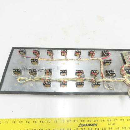 923BD Operator Control Panel Board Switch Pushbutton 32" x 9"