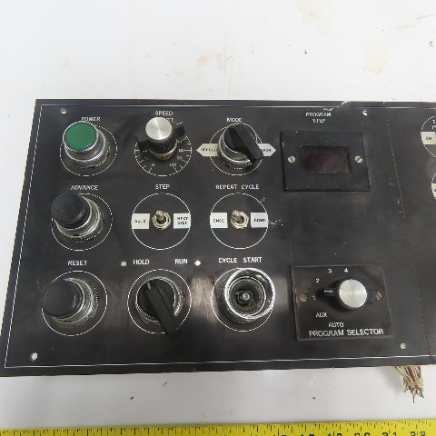 923BD Operator Control Panel Board Switch Pushbutton 32" x 9"