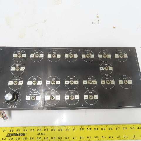 923BD Operator Control Panel Board Switch Pushbutton 32" x 9"
