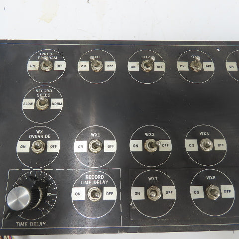923BD Operator Control Panel Board Switch Pushbutton 32" x 9"
