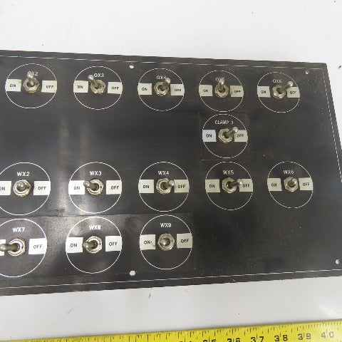 923BD Operator Control Panel Board Switch Pushbutton 32" x 9"