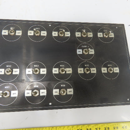 923BD Operator Control Panel Board Switch Pushbutton 32" x 9"