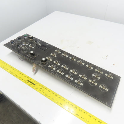923BD Operator Control Panel Board Switch Pushbutton 32" x 9"
