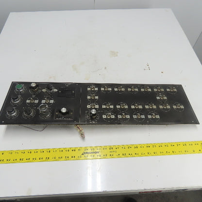 923BD Operator Control Panel Board Switch Pushbutton 32" x 9"