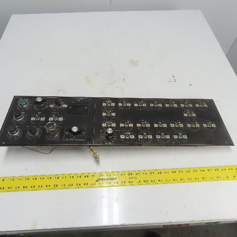 923BD Operator Control Panel Board Switch Pushbutton 32" x 9"