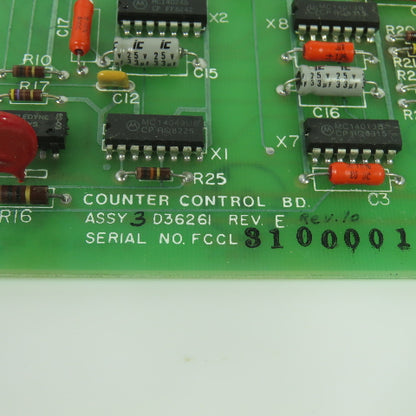 Rockwell 3D36261 Counter Control Board Rev E