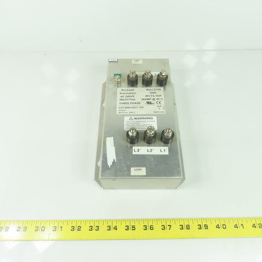 Rockwell Automation CAT 2090-UXLF-336 AC Line RFI Filter 480/277VAC 3Ph 36A