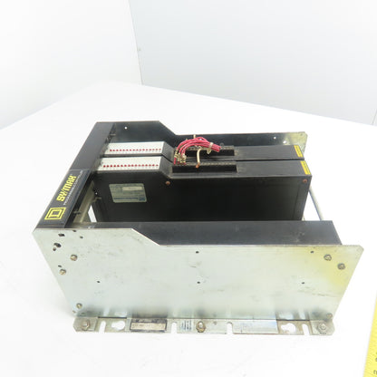 Square D 8030 RRK-100 SY/Max 5-Slot Rack Chassis W/(2) 8000 RDI-116 Input Module