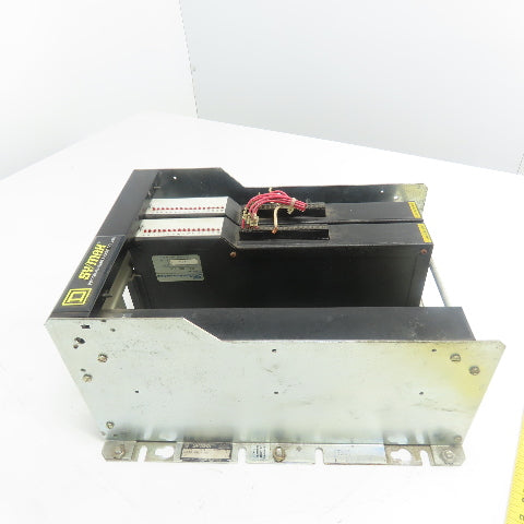 Square D 8030 RRK-100 SY/Max 5-Slot Rack Chassis W/(2) 8000 RDI-116 Input Module