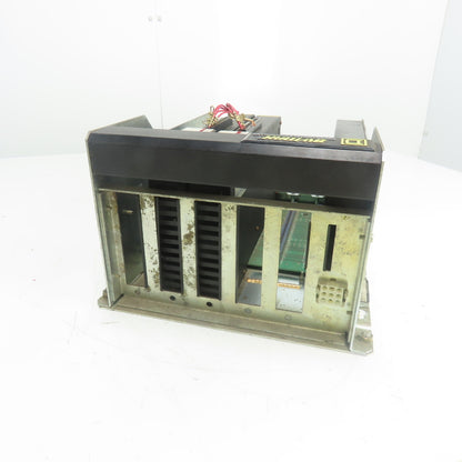 Square D 8030 RRK-100 SY/Max 5-Slot Rack Chassis W/(2) 8000 RDI-116 Input Module