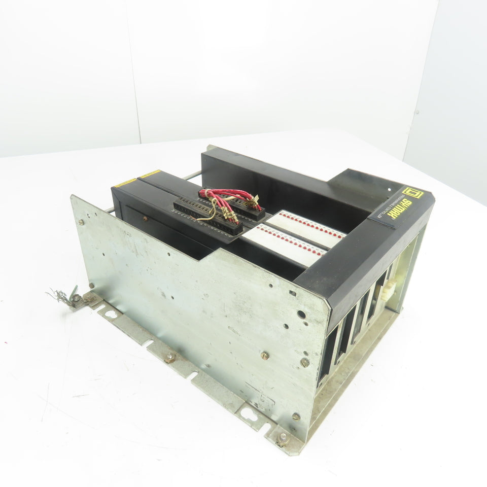 Square D 8030 RRK-100 SY/Max 5-Slot Rack Chassis W/(2) 8000 RDI-116 Input Module