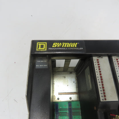 Square D 8030 RRK-100 SY/Max 5-Slot Rack Chassis W/(2) 8000 RDI-116 Input Module