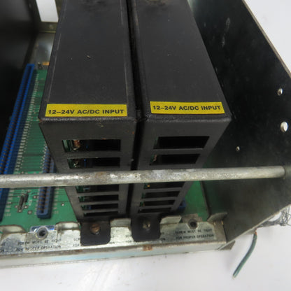 Square D 8030 RRK-100 SY/Max 5-Slot Rack Chassis W/(2) 8000 RDI-116 Input Module
