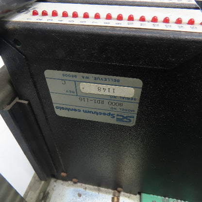 Square D 8030 RRK-100 SY/Max 5-Slot Rack Chassis W/(2) 8000 RDI-116 Input Module