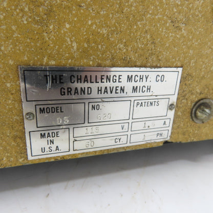 Challange Model DS No. 620 Paper Drill 115V 1Ph 1.6A 60Hz