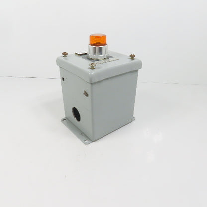 Hoffman E1PBX Nema 12, 13 Pushbutton Enclosure W/ Allen Bradley 800TC-QBH2A