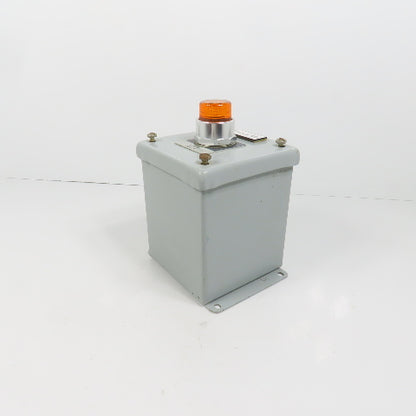 Hoffman E1PBX Nema 12, 13 Pushbutton Enclosure W/ Allen Bradley 800TC-QBH2A