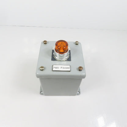 Hoffman E1PBX Nema 12, 13 Pushbutton Enclosure W/ Allen Bradley 800TC-QBH2A