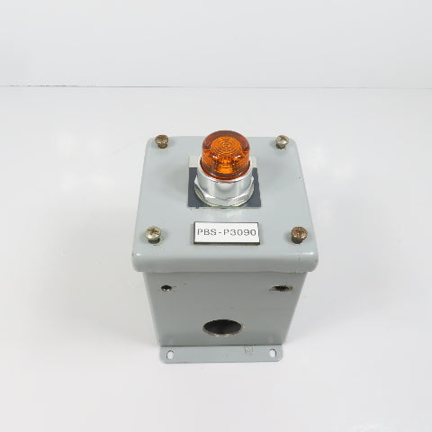 Hoffman E1PBX Nema 12, 13 Pushbutton Enclosure W/ Allen Bradley 800TC-QBH2A