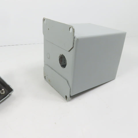 Hoffman E1PBX Nema 12, 13 Pushbutton Enclosure W/ Allen Bradley 800TC-QBH2A