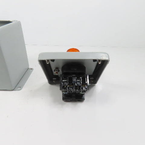 Hoffman E1PBX Nema 12, 13 Pushbutton Enclosure W/ Allen Bradley 800TC-PB16A
