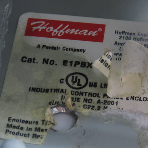 Hoffman E1PBX Nema 12, 13 Pushbutton Enclosure W/ Allen Bradley 800TC-PB16A