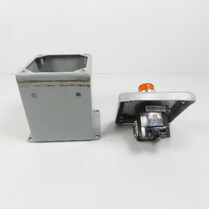 Hoffman E1PBX Nema 12, 13 Pushbutton Enclosure W/ Allen Bradley 800TC-PB16A
