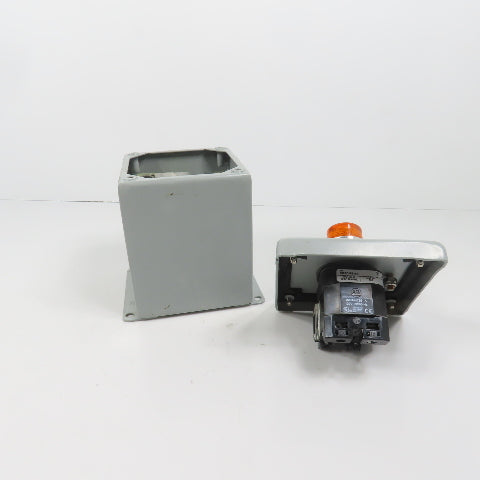 Hoffman E1PBX Nema 12, 13 Pushbutton Enclosure W/ Allen Bradley 800TC-PB16A