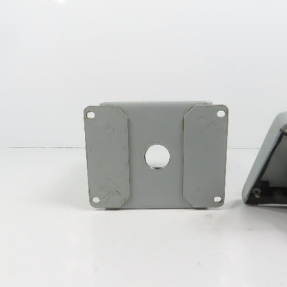 Hoffman E1PBX Nema 12, 13 Pushbutton Enclosure W/ Allen Bradley 800TC-PB16A