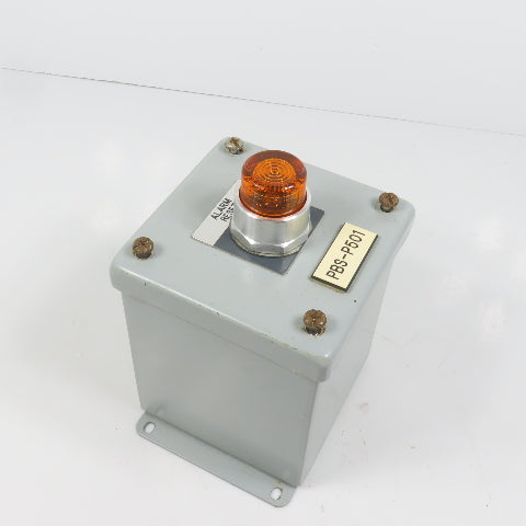 Hoffman E1PBX Nema 12, 13 Pushbutton Enclosure W/ Allen Bradley 800TC-PB16A