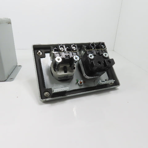 Hoffman E2PBX Nema 12, 13 Pushbutton Enclosure W/ Allen Bradley Switches