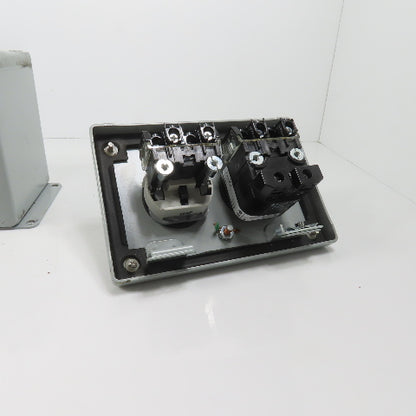 Hoffman E2PBX Nema 12, 13 Pushbutton Enclosure W/ Allen Bradley Switches