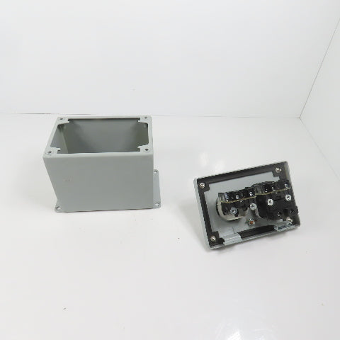 Hoffman E2PBX Nema 12, 13 Pushbutton Enclosure W/ Allen Bradley Switches