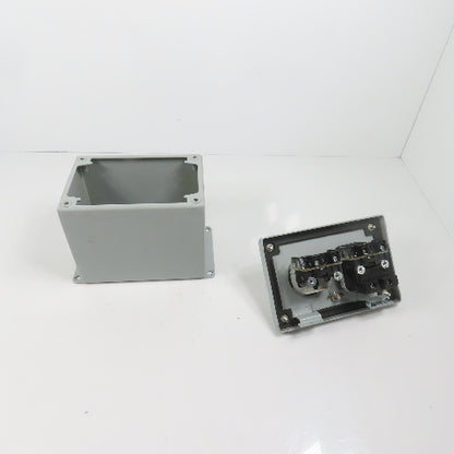 Hoffman E2PBX Nema 12, 13 Pushbutton Enclosure W/ Allen Bradley Switches