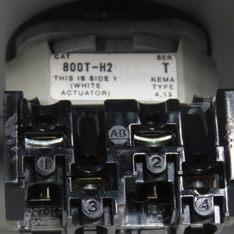 Hoffman E2PBX Nema 12, 13 Pushbutton Enclosure W/ Allen Bradley Switches