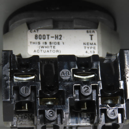 Hoffman E2PBX Nema 12, 13 Pushbutton Enclosure W/ Allen Bradley Switches