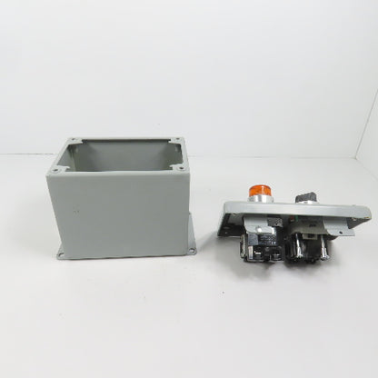 Hoffman E2PBX Nema 12, 13 Pushbutton Enclosure W/ Allen Bradley Switches