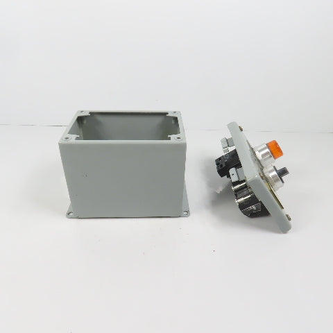 Hoffman E2PBX Nema 12, 13 Pushbutton Enclosure W/ Allen Bradley Switches
