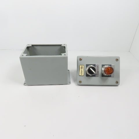 Hoffman E2PBX Nema 12, 13 Pushbutton Enclosure W/ Allen Bradley Switches