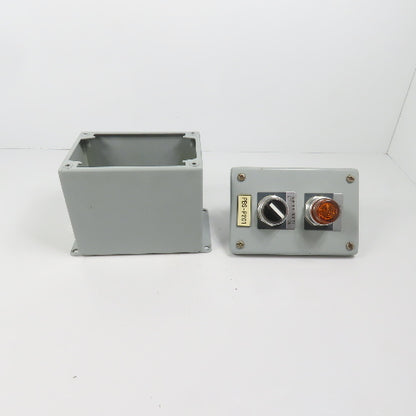 Hoffman E2PBX Nema 12, 13 Pushbutton Enclosure W/ Allen Bradley Switches