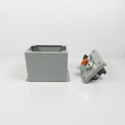 Hoffman E2PBX Nema 12, 13 Pushbutton Enclosure W/ Allen Bradley Switches
