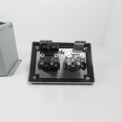 Hoffman E2PBX Nema 12, 13 Pushbutton Enclosure W/ Allen Bradley Switches