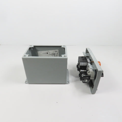 Hoffman E2PBX Nema 12, 13 Pushbutton Enclosure W/ Allen Bradley Switches